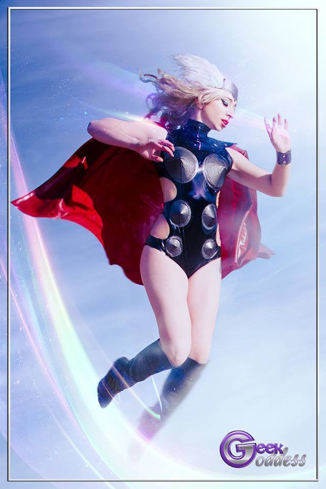 Latex Cosplay: Norse God Superhero - inspired costume