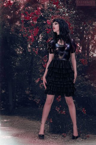 Latex and Lace Ophelia Dress