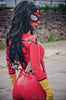Latex Cosplay: Spider-Woman