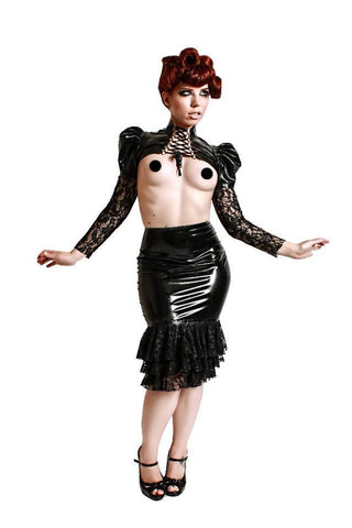 Latex and Lace Morgana Skirt