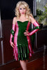 Complete Look: Latex Fleur Dress w/Gloves and Sash