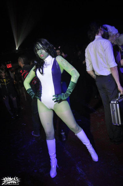Figure-Enhancing She-Hulk-ish Inspired Bodysuit - Cosplay