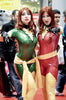 Latex Cosplay: Telekinetic Firebird Superhero-inspired costume
