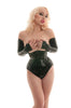 Latex Waist-Training Underbust Corset