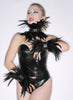 Latex Wrist Cuffs with SPIKES and FEATHERS