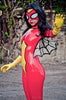 Latex Cosplay: Spider-Woman